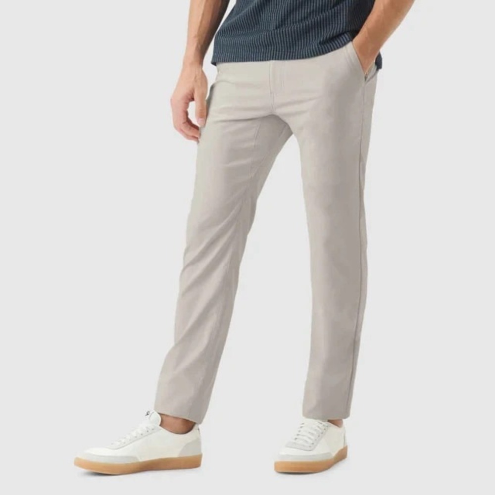 Jack Archer Jetsetter Tech Pant Mens 36x30 Sand Stone Performance Stretch Golf